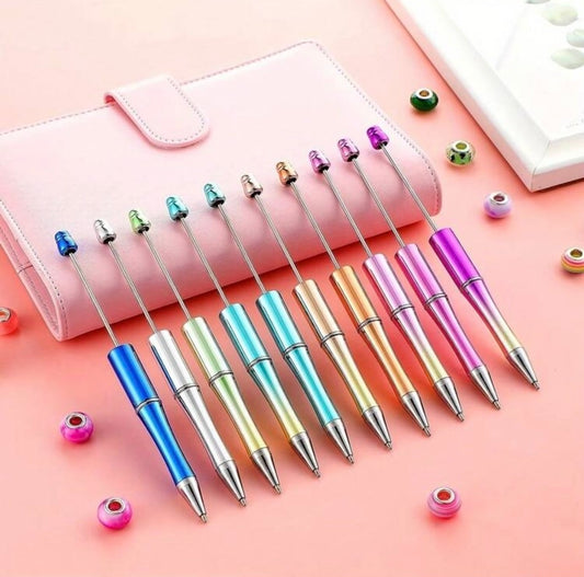 Make your own DIY beadable pens live or choose pre made ones shown on live