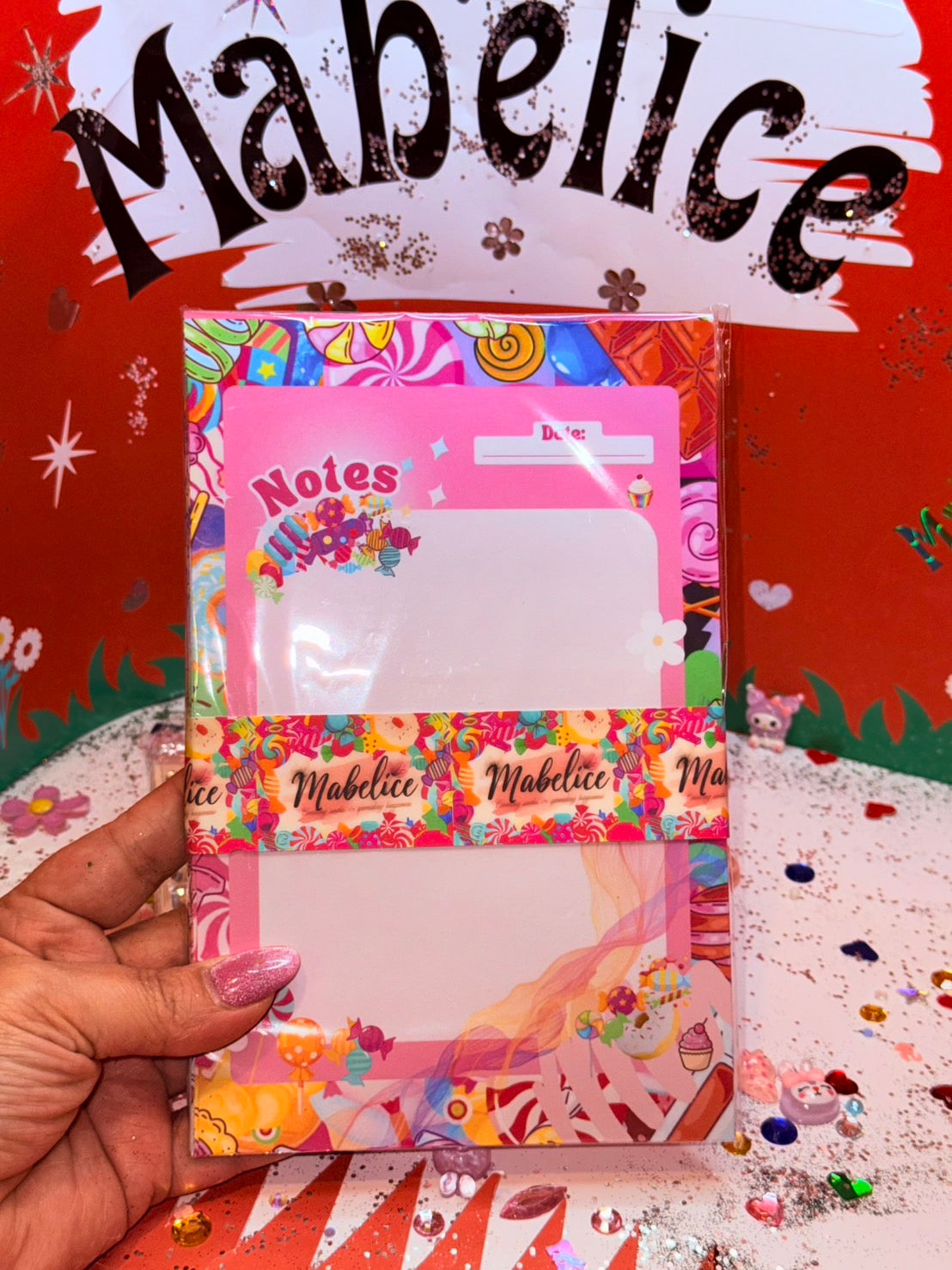 Daily planner plus note bundle pinkcandy