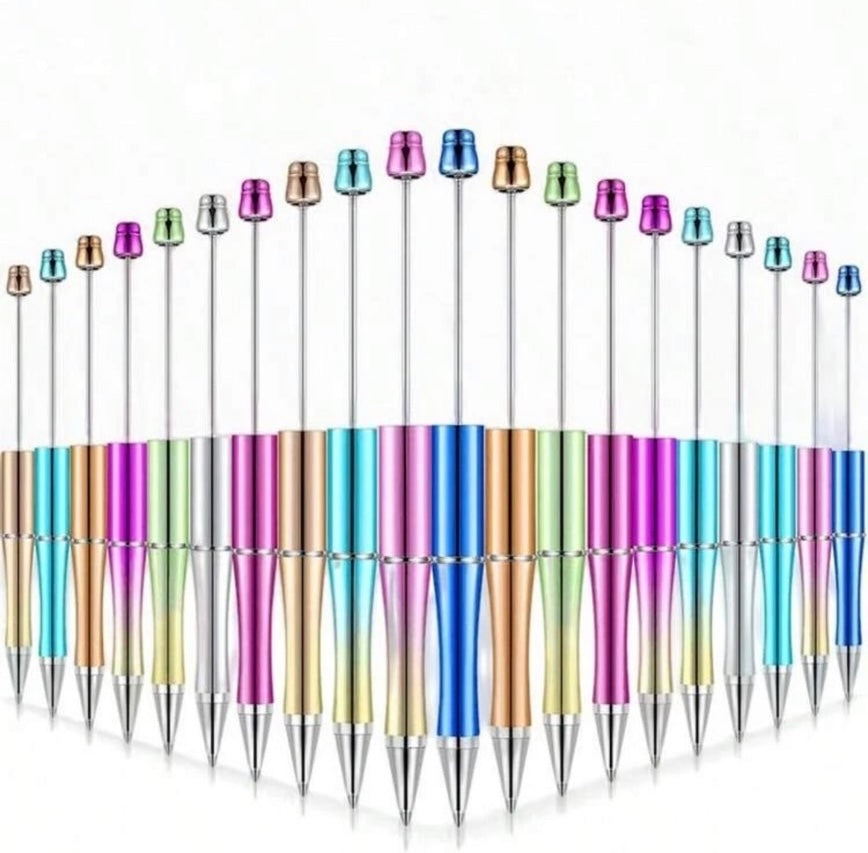 Make your own DIY beadable pens live or choose pre made ones shown on live