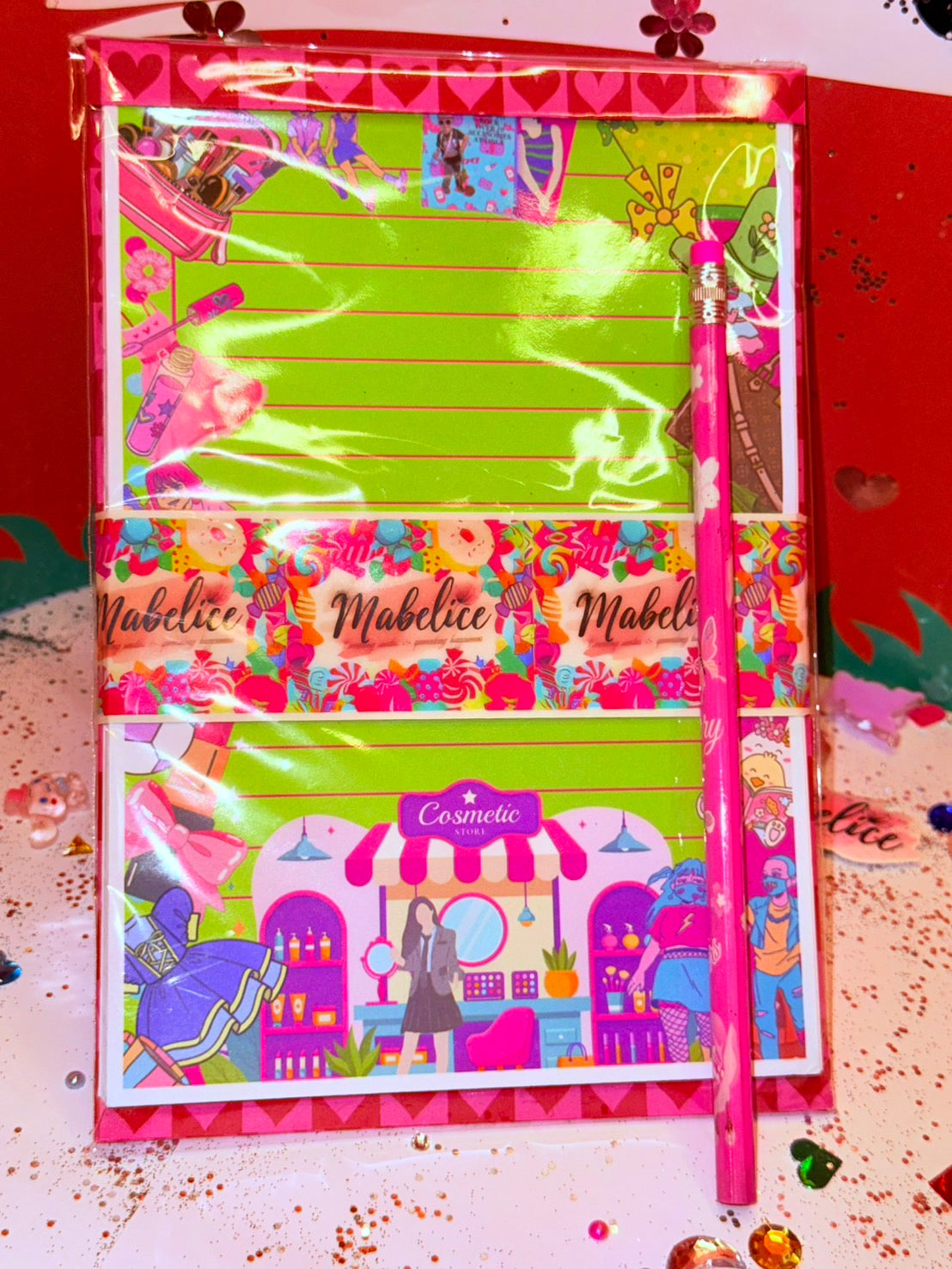 Notepad , girl fashion