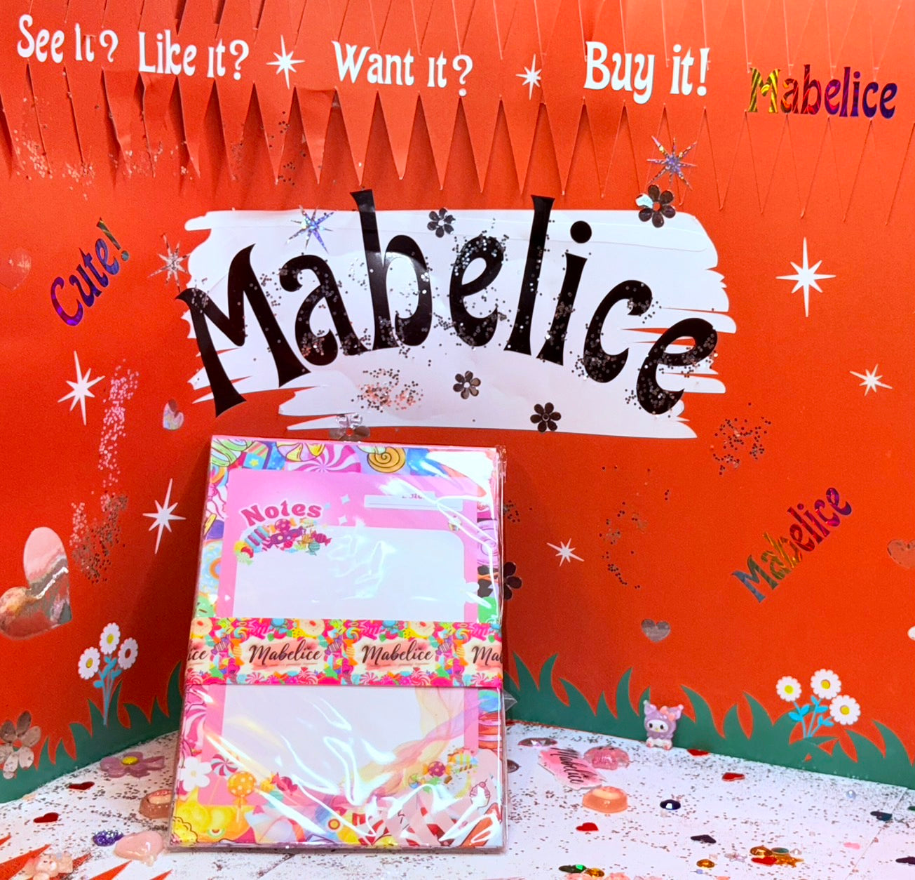 Daily planner plus note bundle pinkcandy