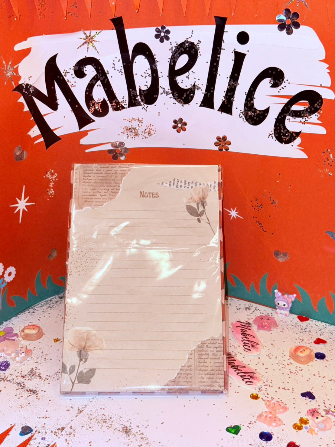 Notepad vintage look